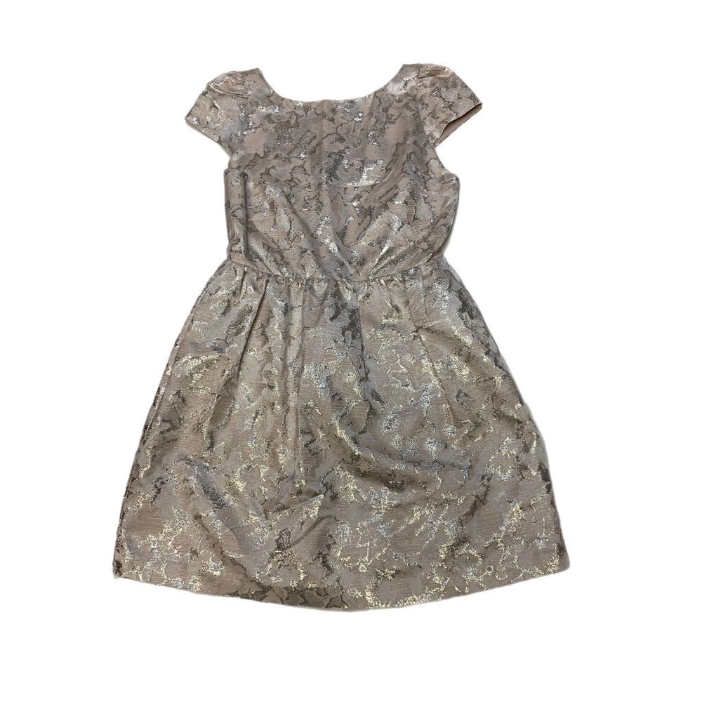 Alice + Olivia Womens Nelly Metallic Jacquard Dress Size 6